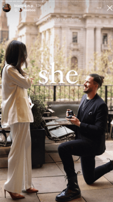 anthony drew bianca engaged
